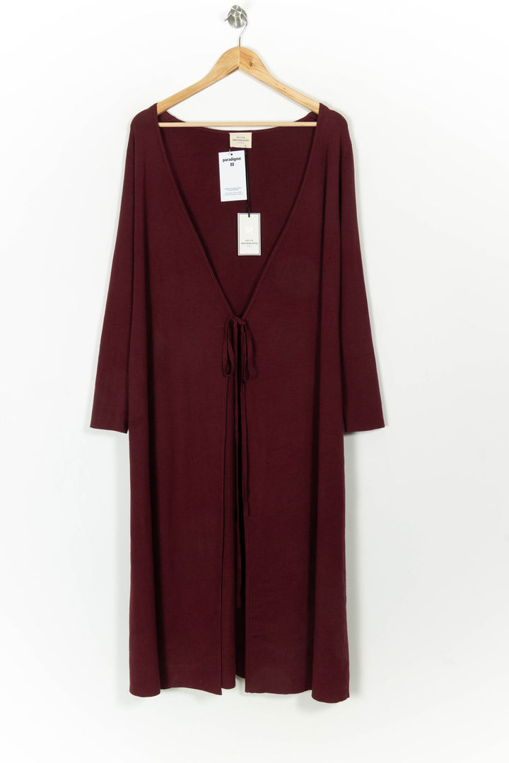 Robe Bordeaux - Taille M/38 de la marque Petite Mendigote | PARAD102447 - Vendu par Paradigme - Image 2