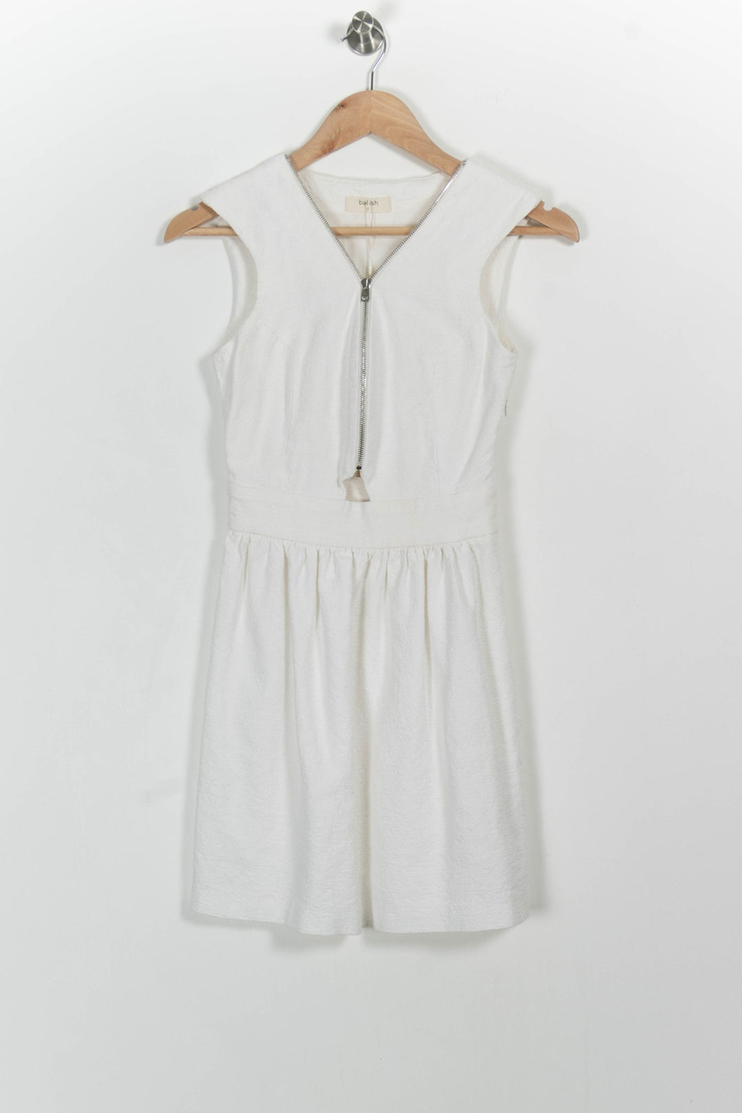 Robe Courte Blanche - Taille XS/34 de la marque ba&sh | PARAD102450 - Vendu par Paradigme - Image 2