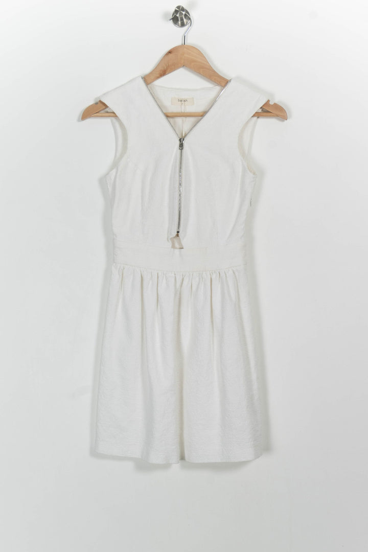 Robe Courte Blanche - Taille XS/34 de la marque ba&sh | PARAD102450 - Vendu par Paradigme - Image 2