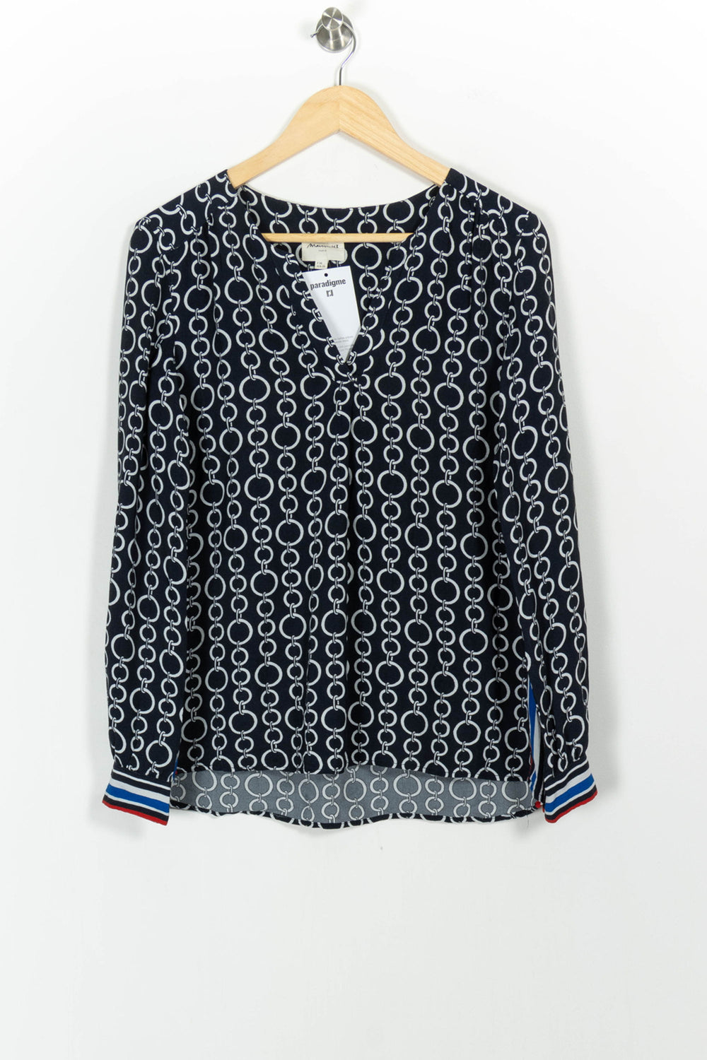 Blouse Noire et Blanche - Taille M/38 de la marque Maison 123 | PARAD102452 - Vendu par Paradigme - Image 2