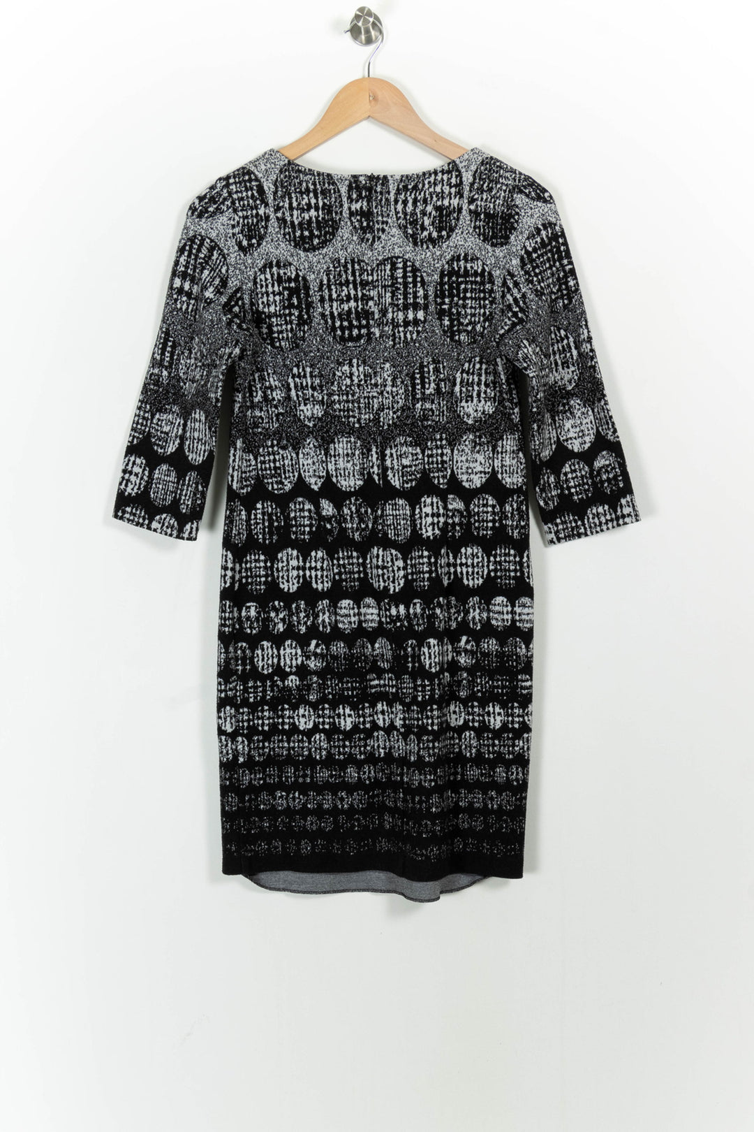 Robe Noire et Blanche - Taille S/36 de la marque La Fée Maraboutée | PARAD102455 - Vendu par Paradigme - Image 4