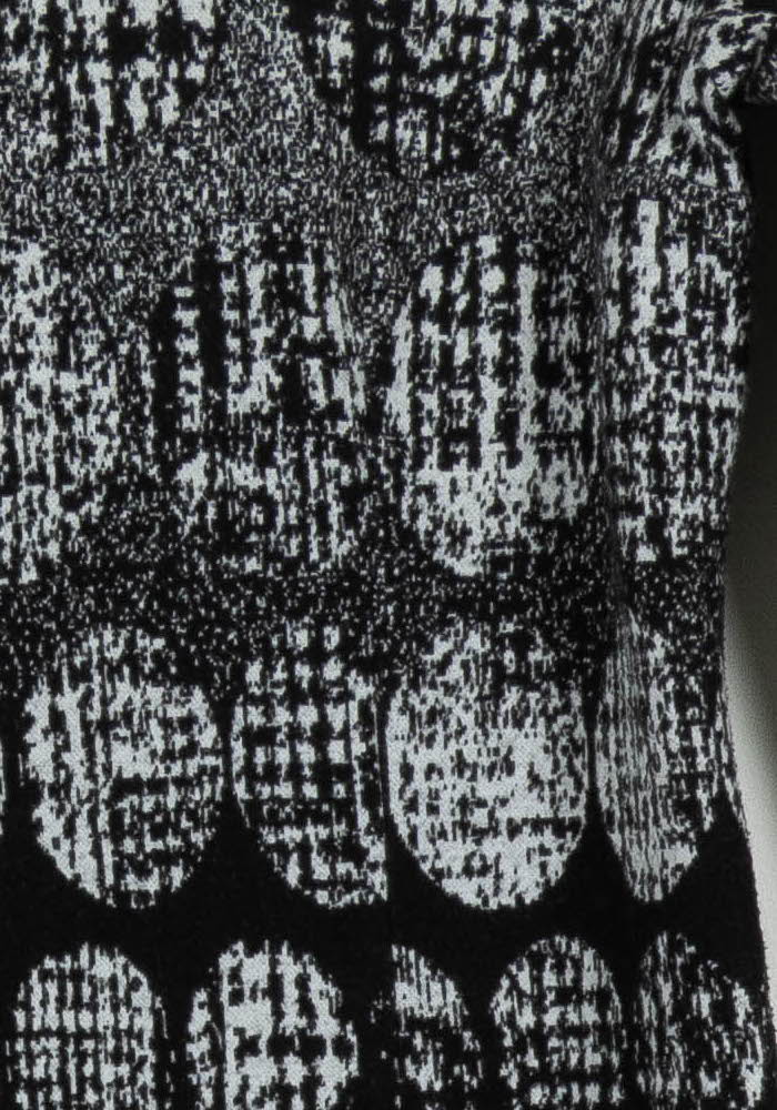 Robe Noire et Blanche - Taille S/36 de la marque La Fée Maraboutée | PARAD102455 - Vendu par Paradigme - Image 3