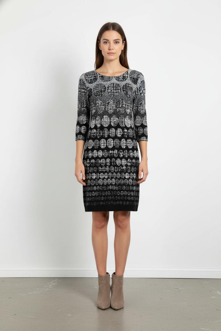 Robe Noire et Blanche - Taille S/36 de la marque La Fée Maraboutée | PARAD102455 - Vendu par Paradigme - Image 1