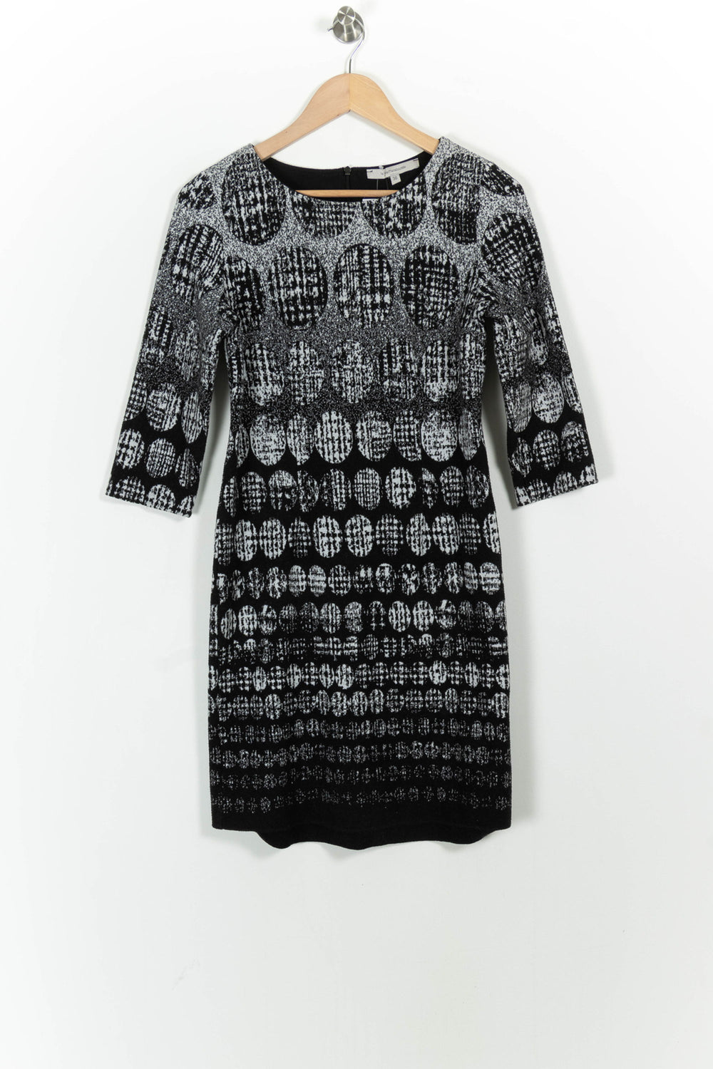 Robe Noire et Blanche - Taille S/36 de la marque La Fée Maraboutée | PARAD102455 - Vendu par Paradigme - Image 2