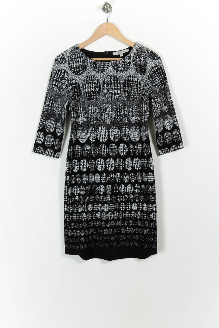 Robe Noire et Blanche - Taille S/36 de la marque La Fée Maraboutée | PARAD102455 - Vendu par Paradigme - Image 2