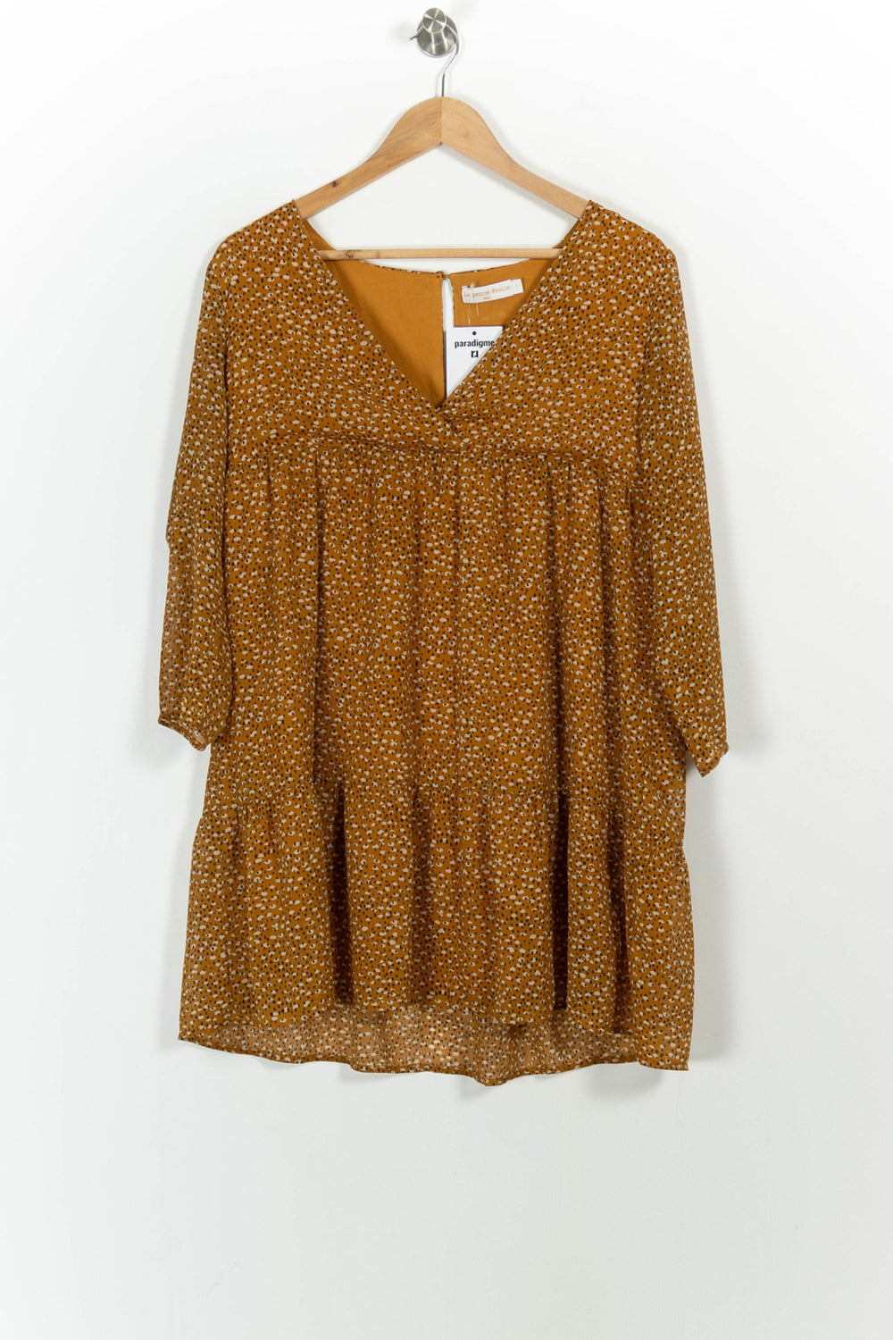 Robe Courte Jaune - Taille S/36 de la marque La Petite Etoile | PARAD102459 - Vendu par Paradigme - Image 2