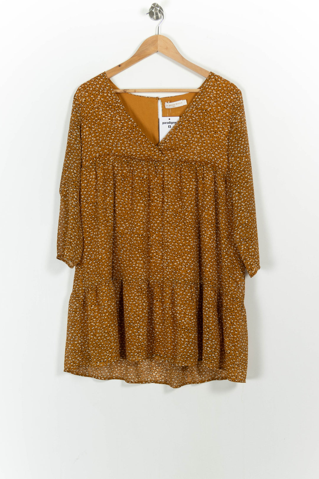 Robe Courte Jaune - Taille S/36 de la marque La Petite Etoile | PARAD102459 - Vendu par Paradigme - Image 2