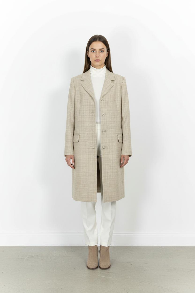 Manteau Beige - Taille L/40 de la marque Caroll | PARAD102460 - Vendu par Paradigme - Image 1