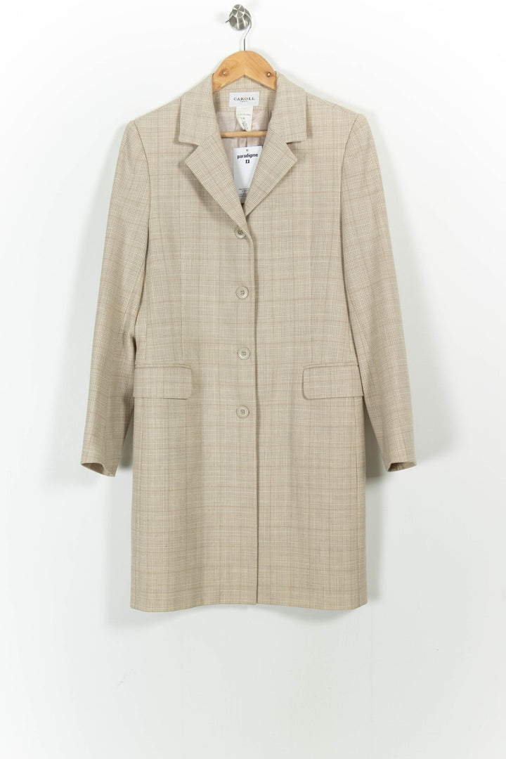 Manteau Beige - Taille L/40 de la marque Caroll | PARAD102460 - Vendu par Paradigme - Image 2