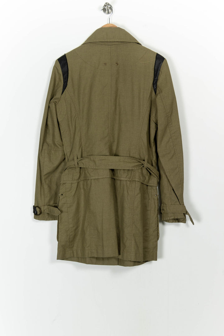 Trench Vert et Noir - Taille M/38 de la marque IKKS | PARAD102469 - Vendu par Paradigme - Image 4