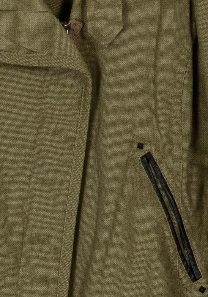 Trench Vert et Noir - Taille M/38 de la marque IKKS | PARAD102469 - Vendu par Paradigme - Image 3