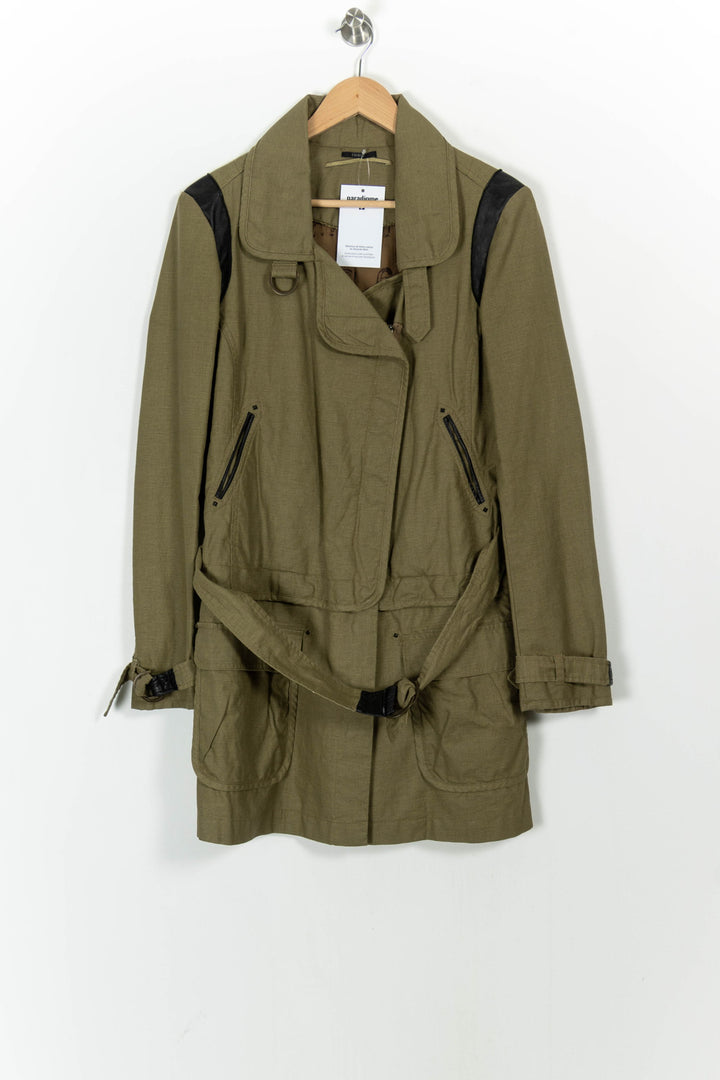 Trench Vert et Noir - Taille M/38 de la marque IKKS | PARAD102469 - Vendu par Paradigme - Image 2