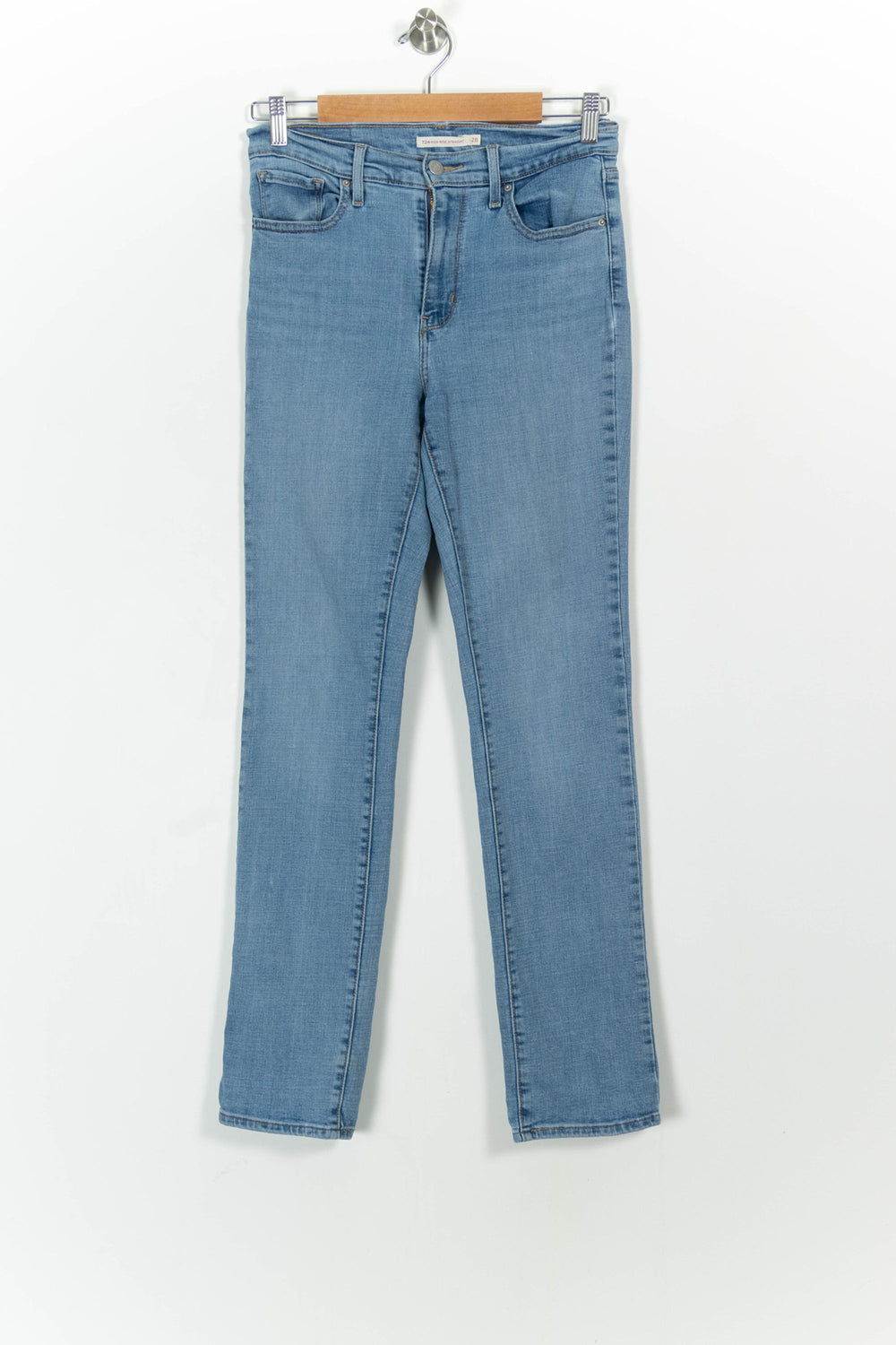 Jean Droit Bleu - Taille M/38 de la marque Levi's | PARAD102472 - Vendu par Paradigme - Image 2
