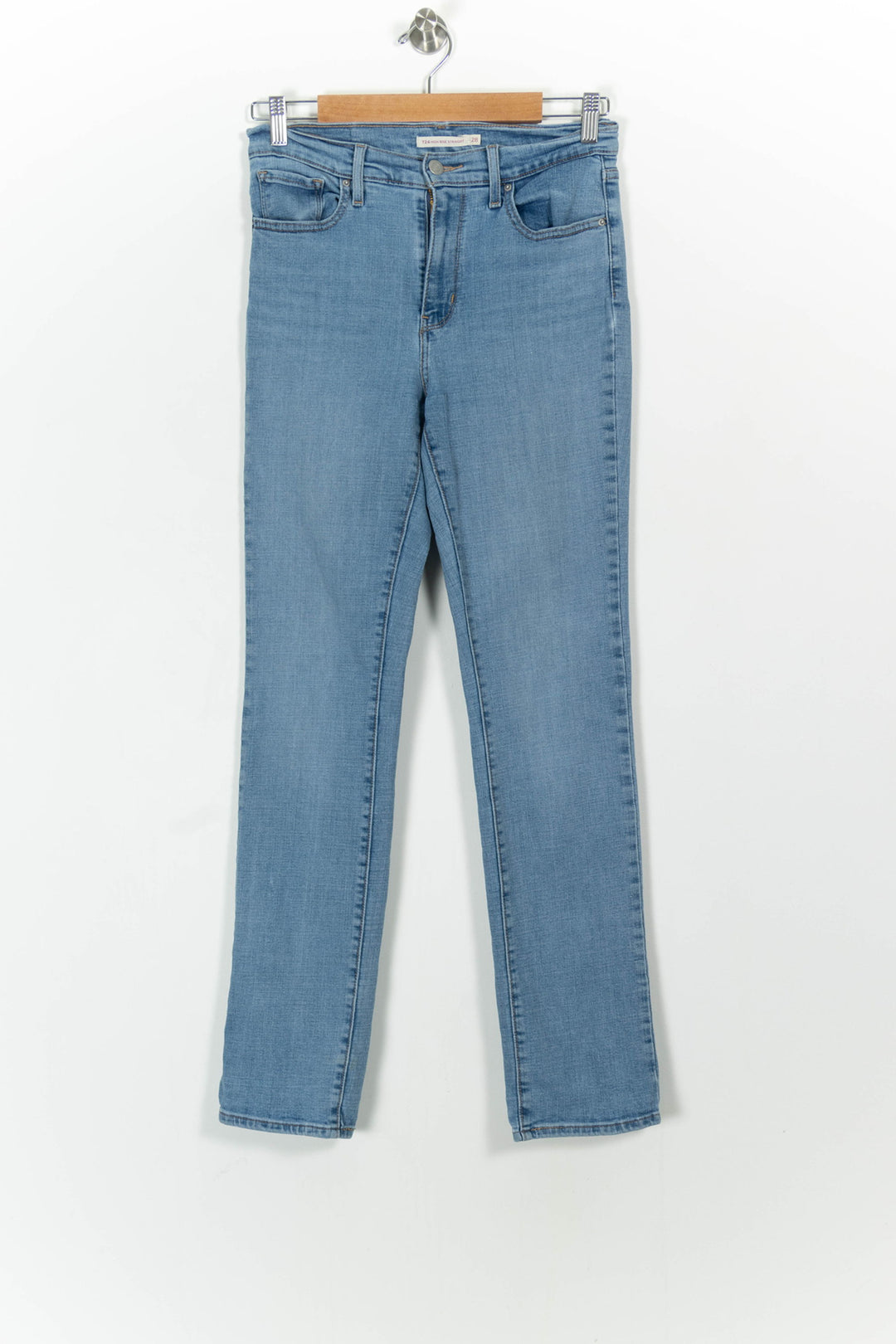 Jean Droit Bleu - Taille M/38 de la marque Levi's | PARAD102472 - Vendu par Paradigme - Image 2