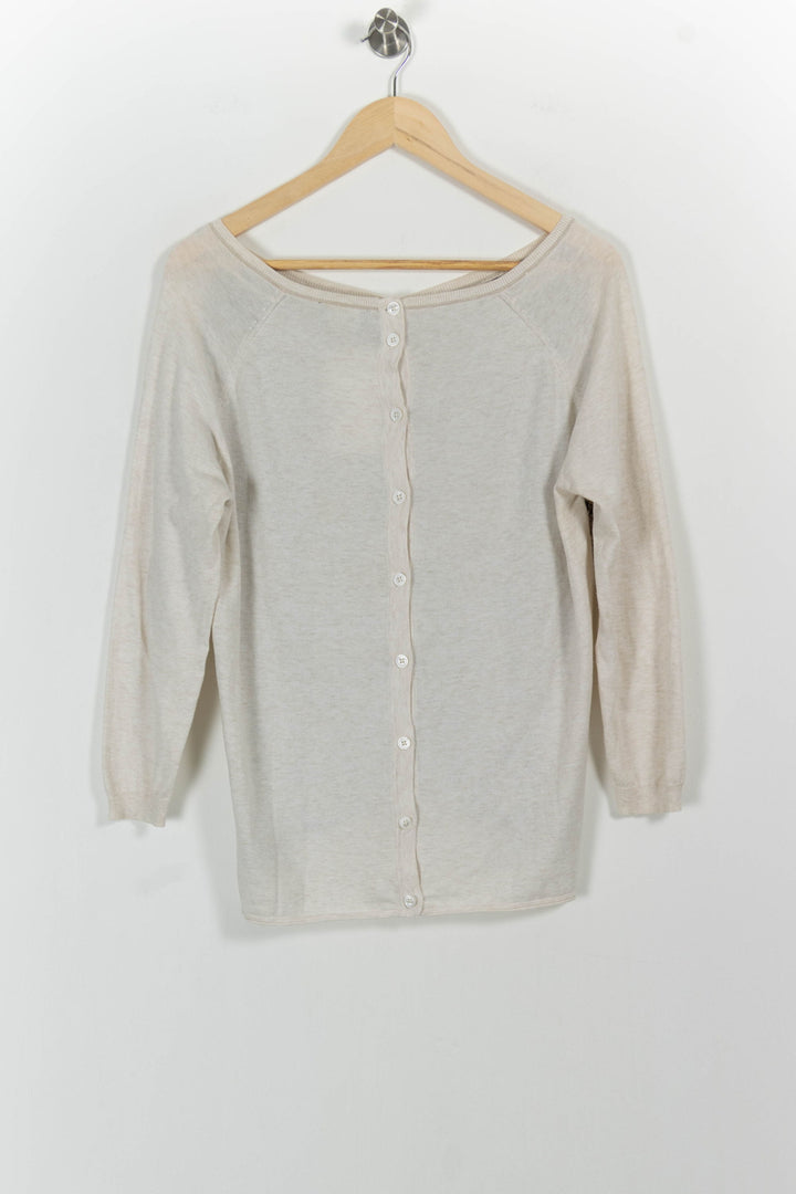 Pull Écru et Noir floral - Taille M/38 de la marque One Step | PARAD102473 - Vendu par Paradigme - Image 4