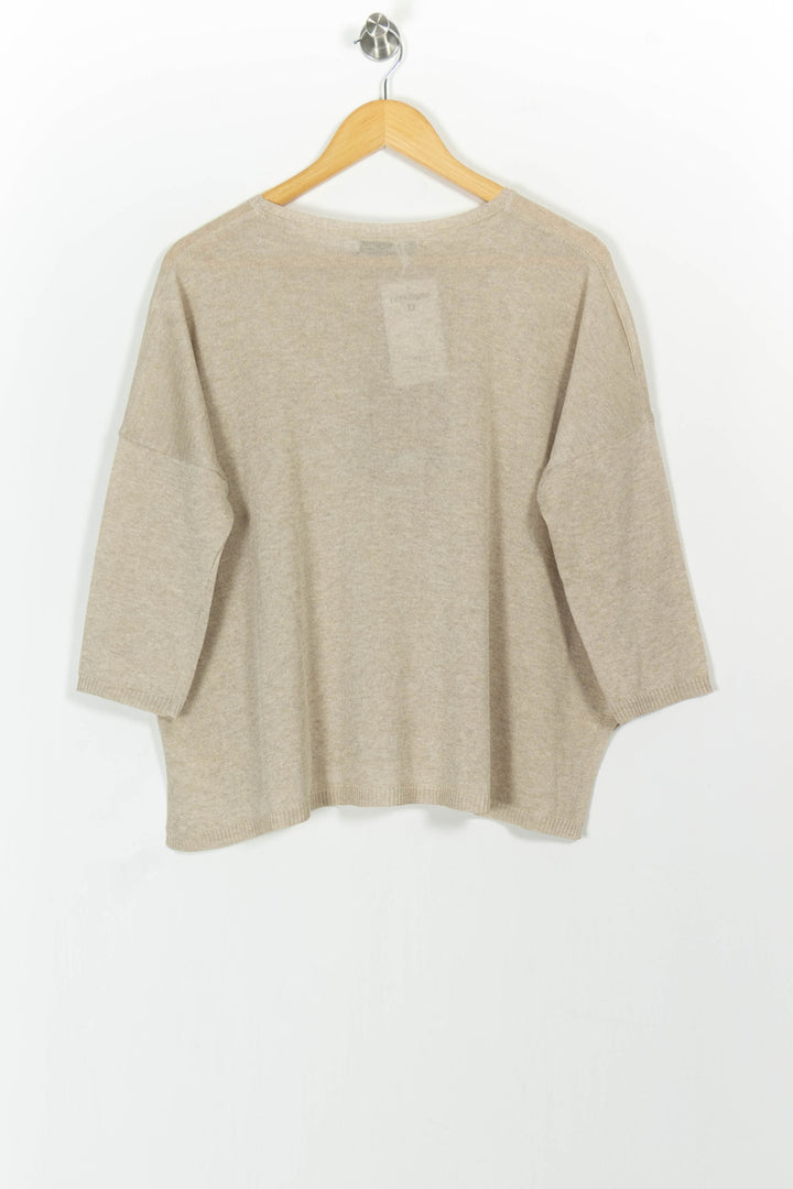Pull Beige - Taille S/36 de la marque La Fée Maraboutée | PARAD102482 - Vendu par Paradigme - Image 4