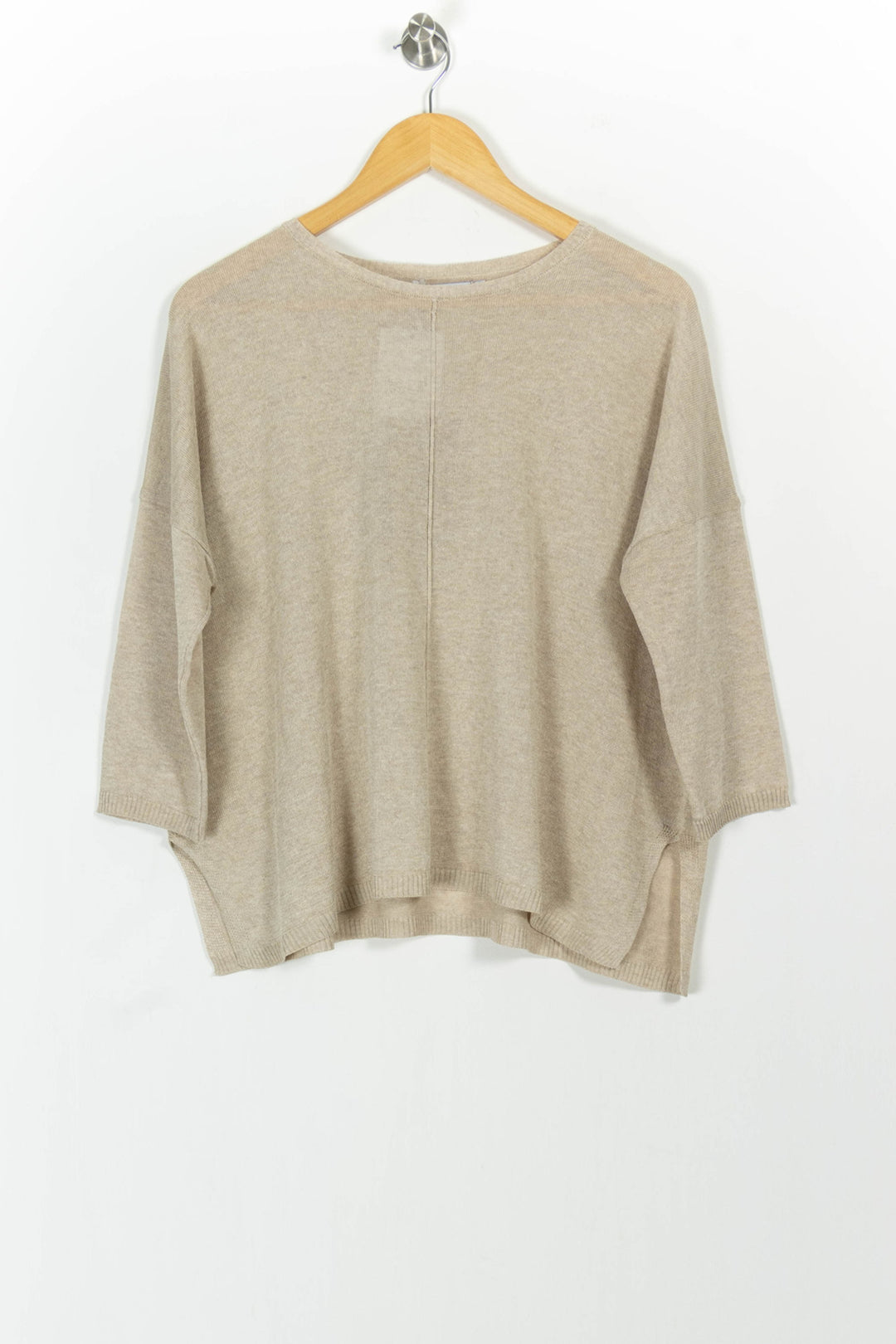 Pull Beige - Taille S/36 de la marque La Fée Maraboutée | PARAD102482 - Vendu par Paradigme - Image 2