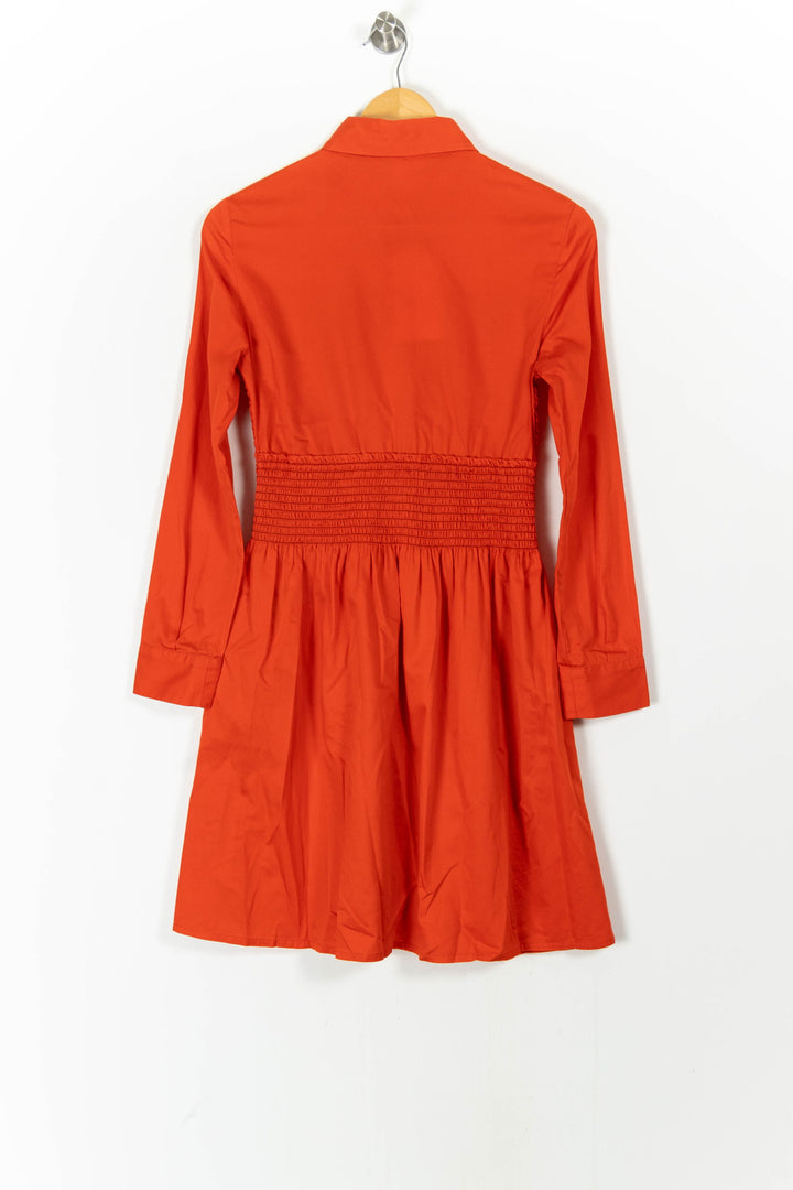 Robe Chemise Orange - Taille S/36 de la marque Maje | PARAD102484 - Vendu par Paradigme - Image 4