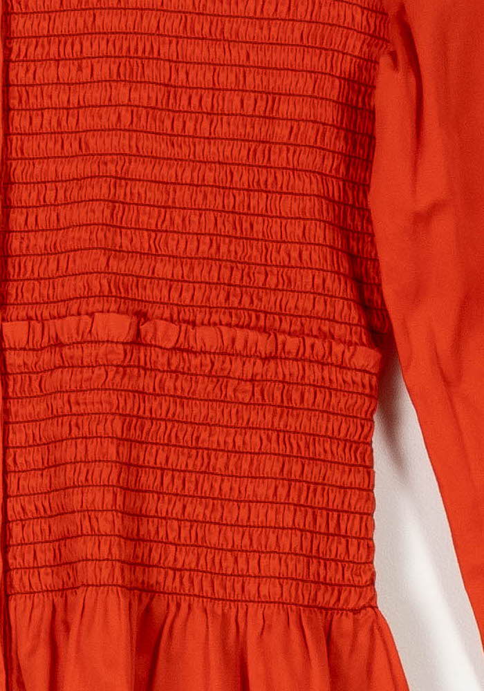 Robe Chemise Orange - Taille S/36 de la marque Maje | PARAD102484 - Vendu par Paradigme - Image 3