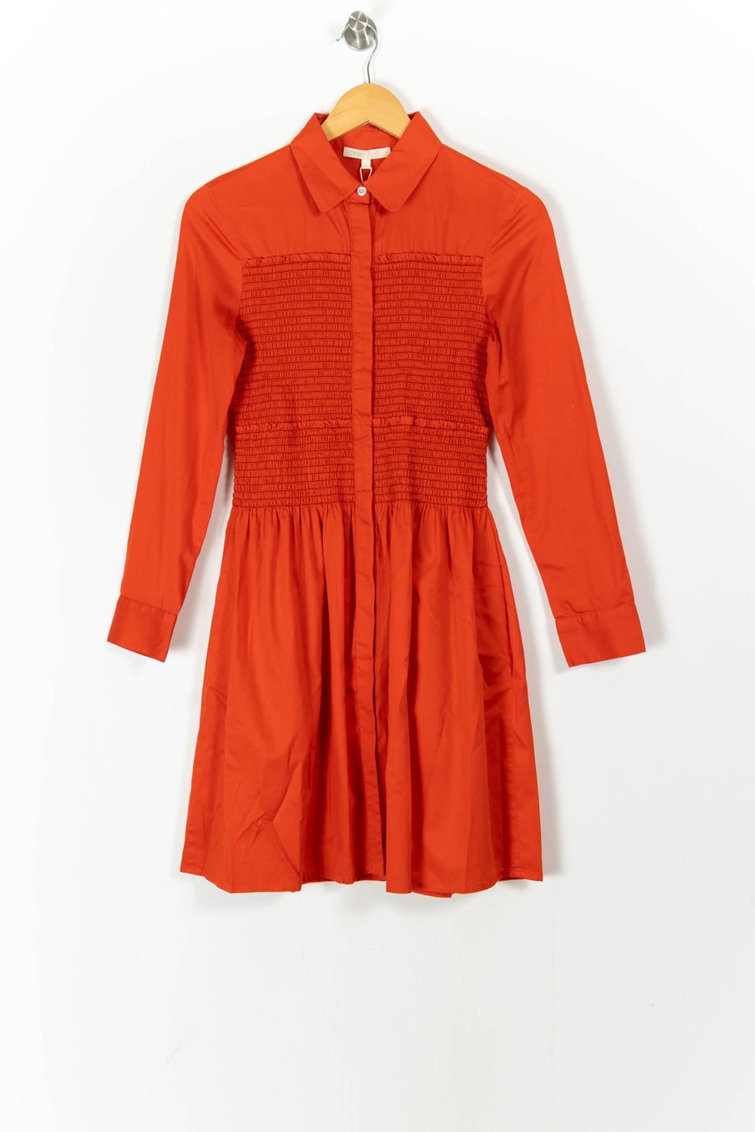 Robe Chemise Orange - Taille S/36 de la marque Maje | PARAD102484 - Vendu par Paradigme - Image 2
