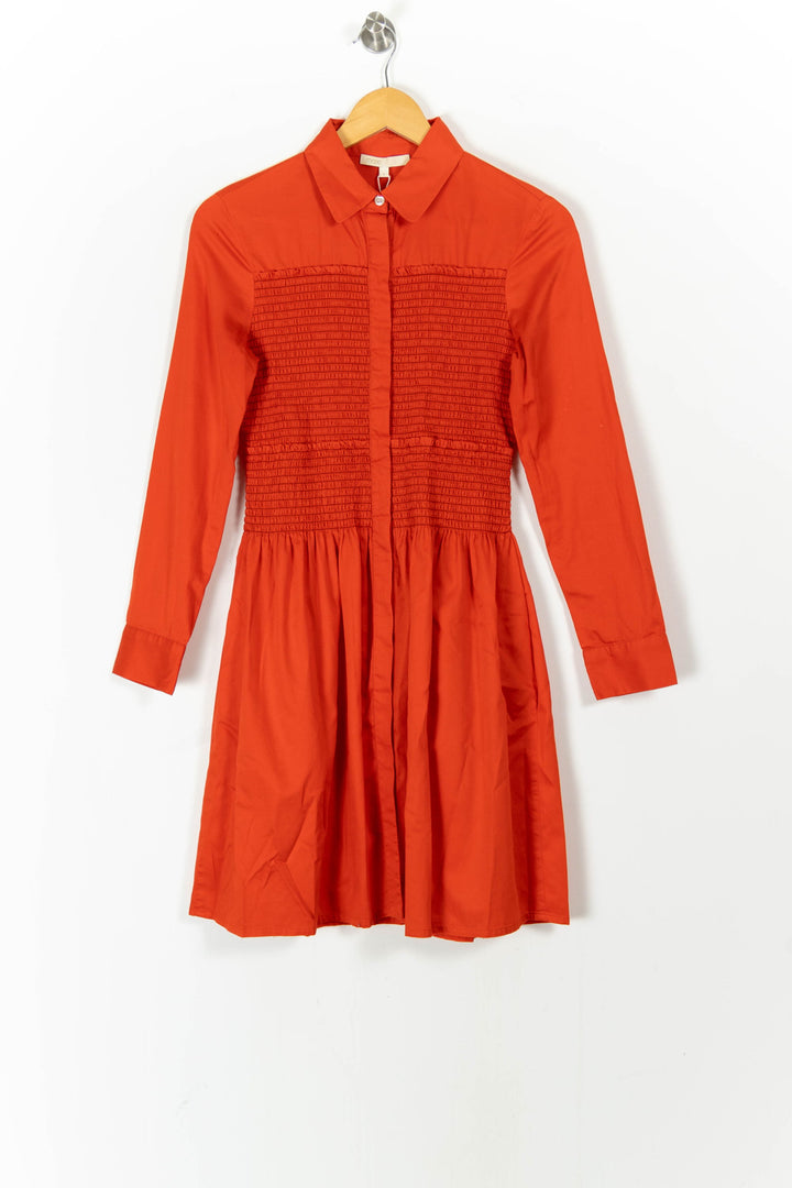 Robe Chemise Orange - Taille S/36 de la marque Maje | PARAD102484 - Vendu par Paradigme - Image 2