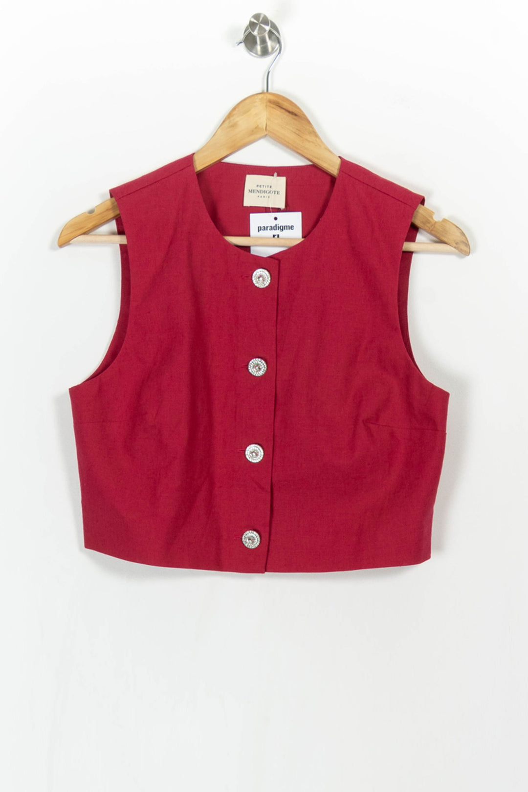 Gilet Rose - Taille S/36 de la marque Petite Mendigote | PARAD102488 - Vendu par Paradigme - Image 2