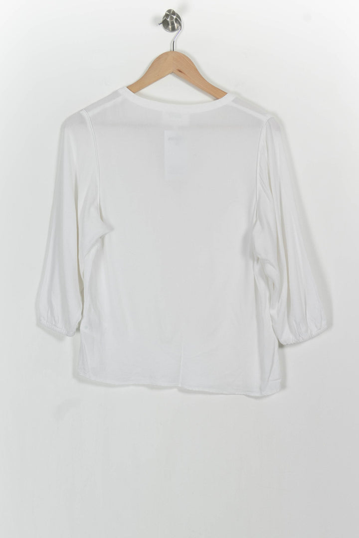 Blouse Blanche - Taille M/38 de la marque Sud express | PARAD102499 - Vendu par Paradigme - Image 4