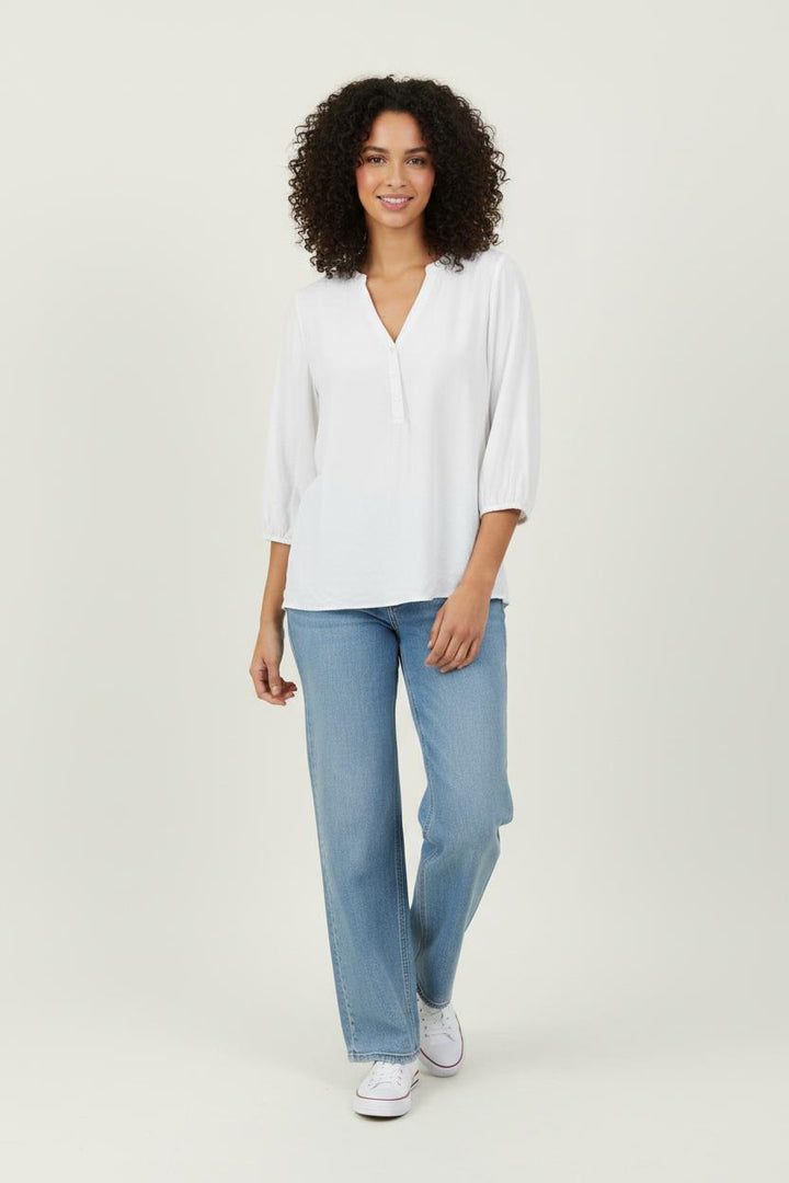 Blouse Blanche - Taille M/38 de la marque Sud express | PARAD102499 - Vendu par Paradigme - Image 1