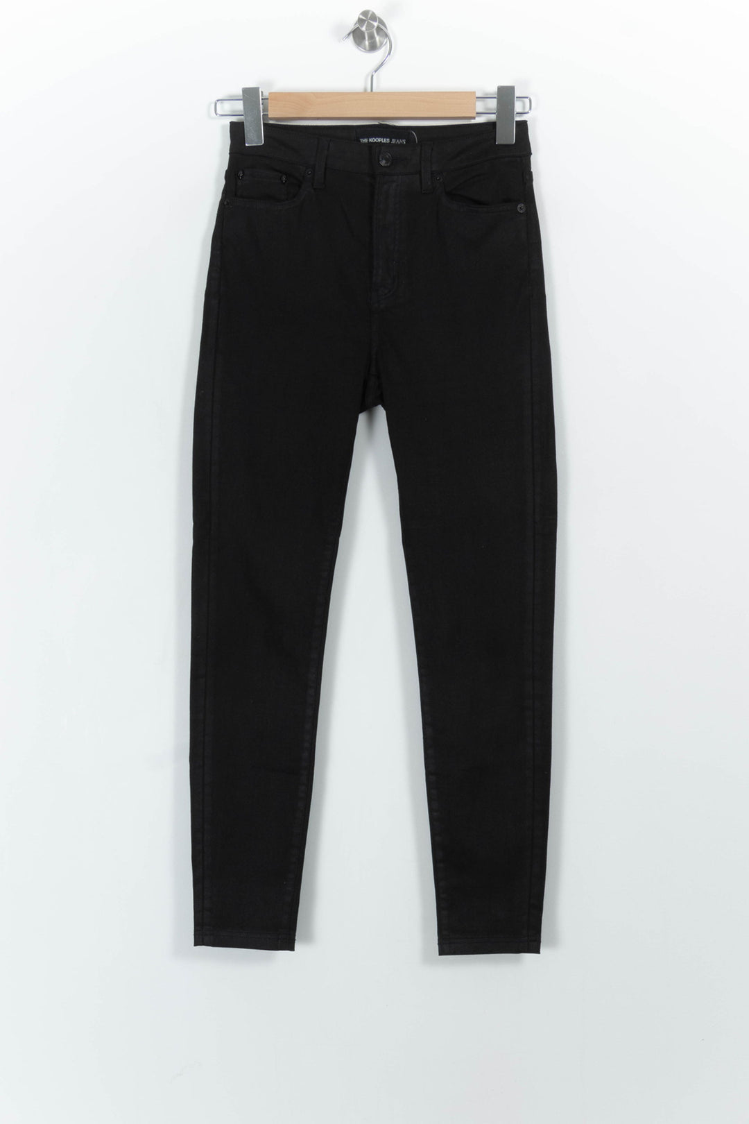 Jean Slim Noir - Taille S/36 de la marque The Kooples | PARAD102503 - Vendu par Paradigme - Image 2