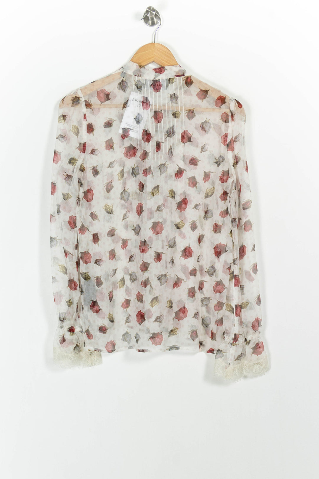 Blouse Rose et Blanche - Taille M/38 de la marque The Kooples | PARAD102514 - Vendu par Paradigme - Image 4