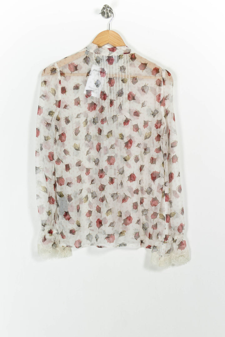 Blouse Rose et Blanche - Taille M/38 de la marque The Kooples | PARAD102514 - Vendu par Paradigme - Image 4