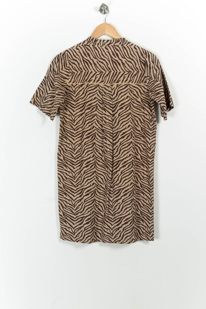 Combishort Marron et Beige - Taille M/38 de la marque Petite Mendigote | PARAD102525 - Vendu par Paradigme - Image 4