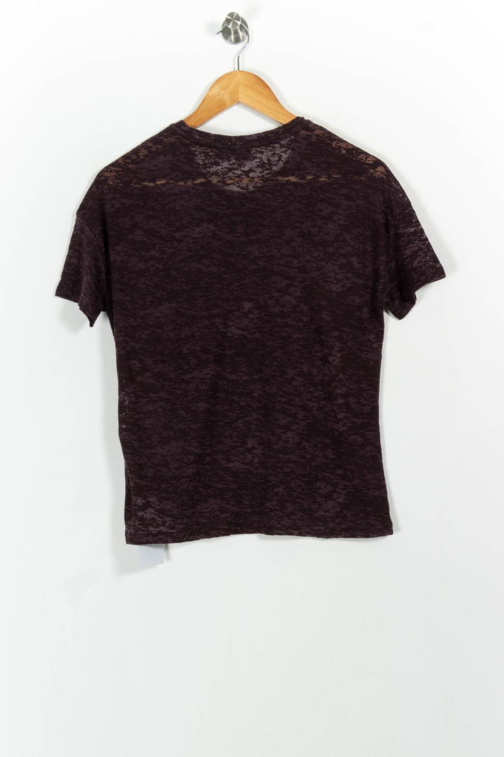 Tee-shirt Violet - Taille XS/34 de la marque The Kooples | PARAD102529 - Vendu par Paradigme - Image 4