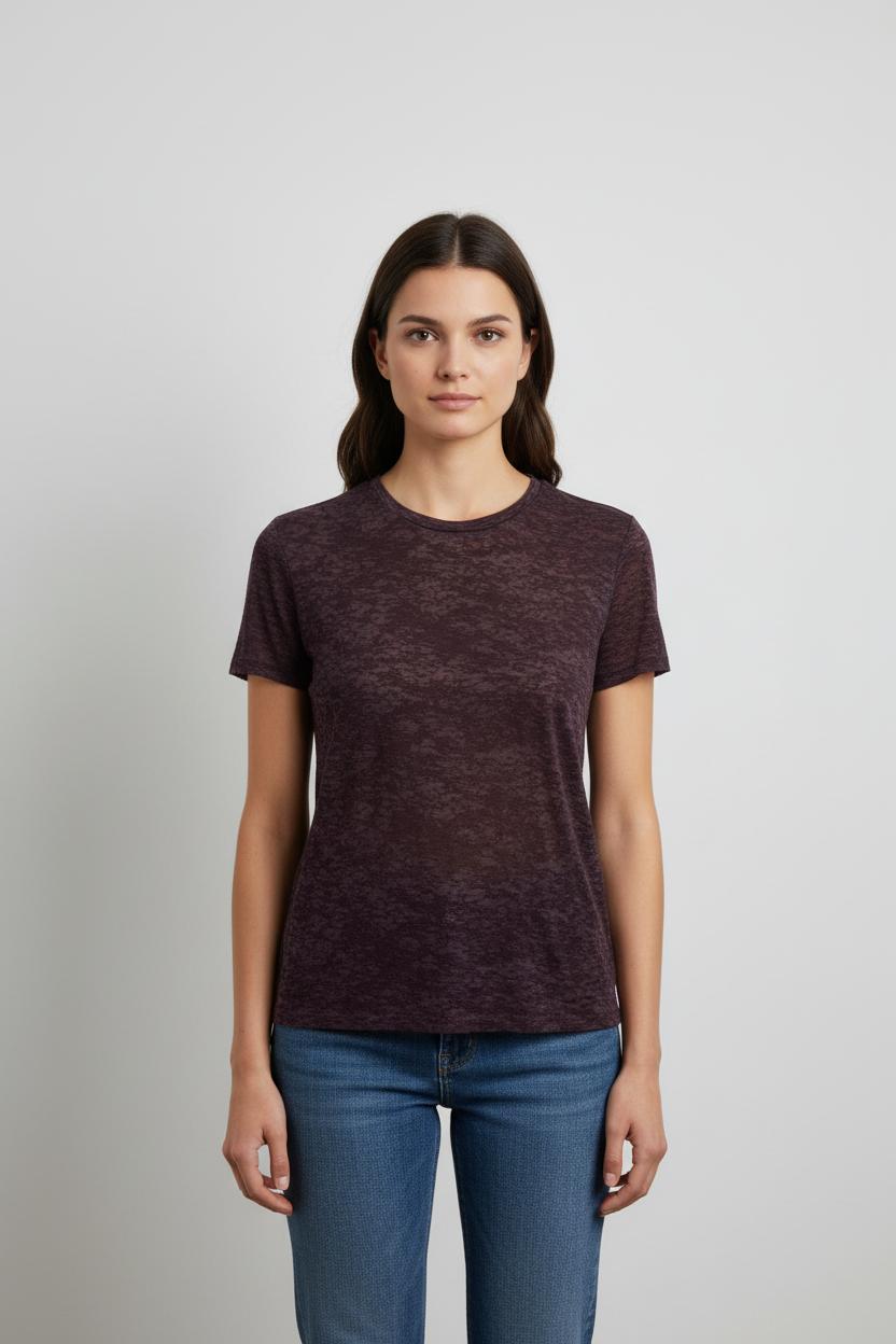 Tee-shirt Violet - Taille XS/34 de la marque The Kooples | PARAD102529 - Vendu par Paradigme - Image 1