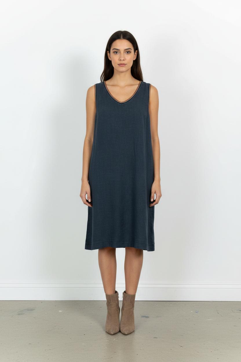 Robe Bleu - Taille L/40 de la marque La Fée Maraboutée | PARAD102534 - Vendu par Paradigme - Image 1