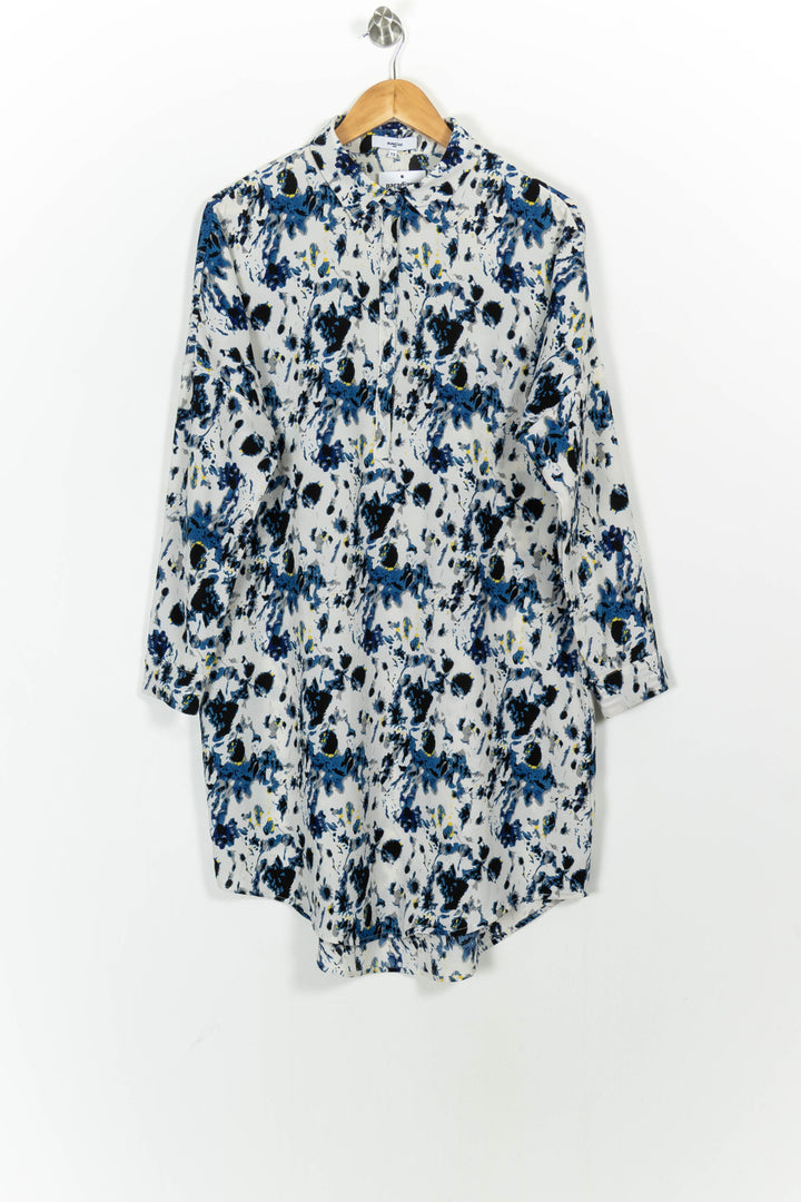Chemise Blanche et Bleue - Taille L/40 de la marque Suncoo | PARAD102536 - Vendu par Paradigme - Image 2