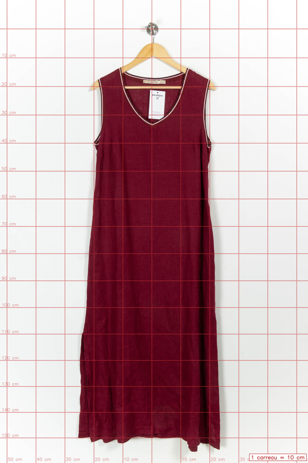 Robe Longue Bordeaux - Taille L/40