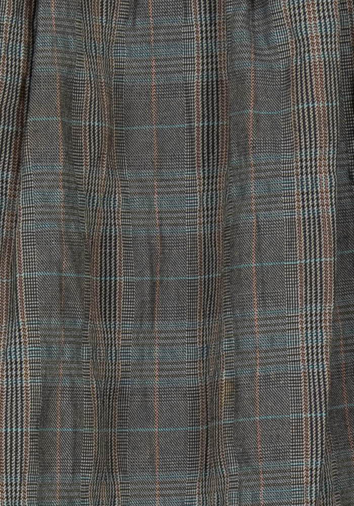 Jupe Midi Grise et Bleue - Taille M/38 de la marque Sud express | PARAD102538 - Vendu par Paradigme - Image 3