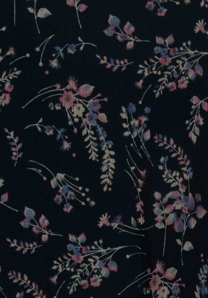 Blouse Fleurie Bleu - Taille S/36 de la marque IKKS | PARAD102539 - Vendu par Paradigme - Image 3