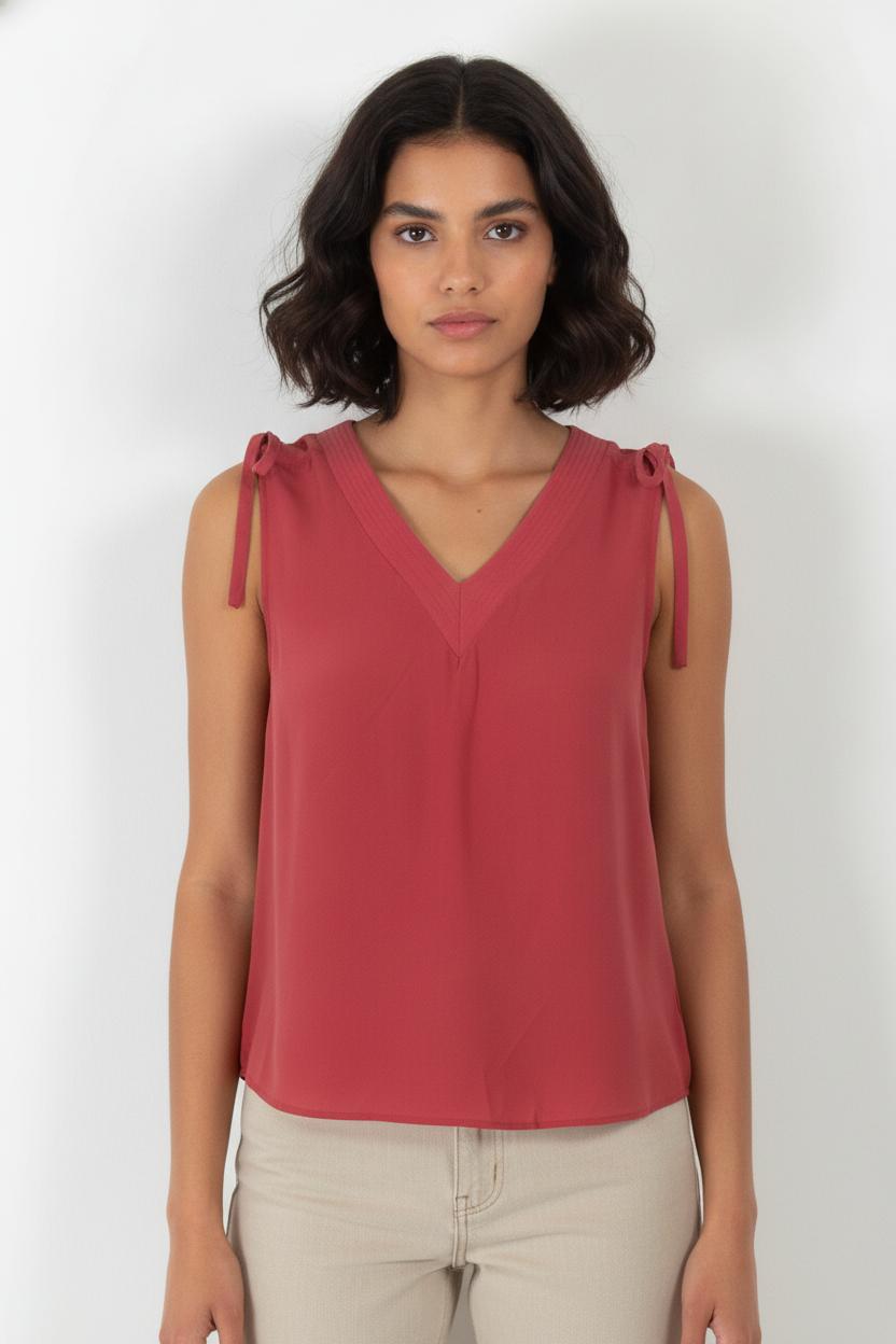 Débardeur Rose - Taille S/36 de la marque IKKS | PARAD102540 - Vendu par Paradigme - Image 1