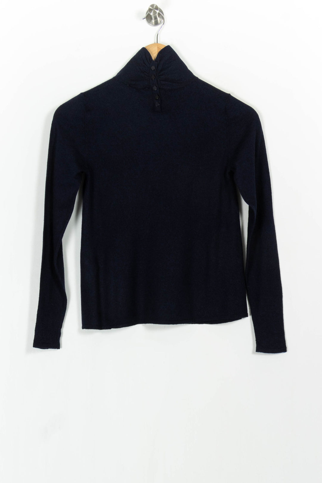Pull Col Roulé Bleu - Taille M/38 de la marque Petite Mendigote | PARAD102544 - Vendu par Paradigme - Image 4