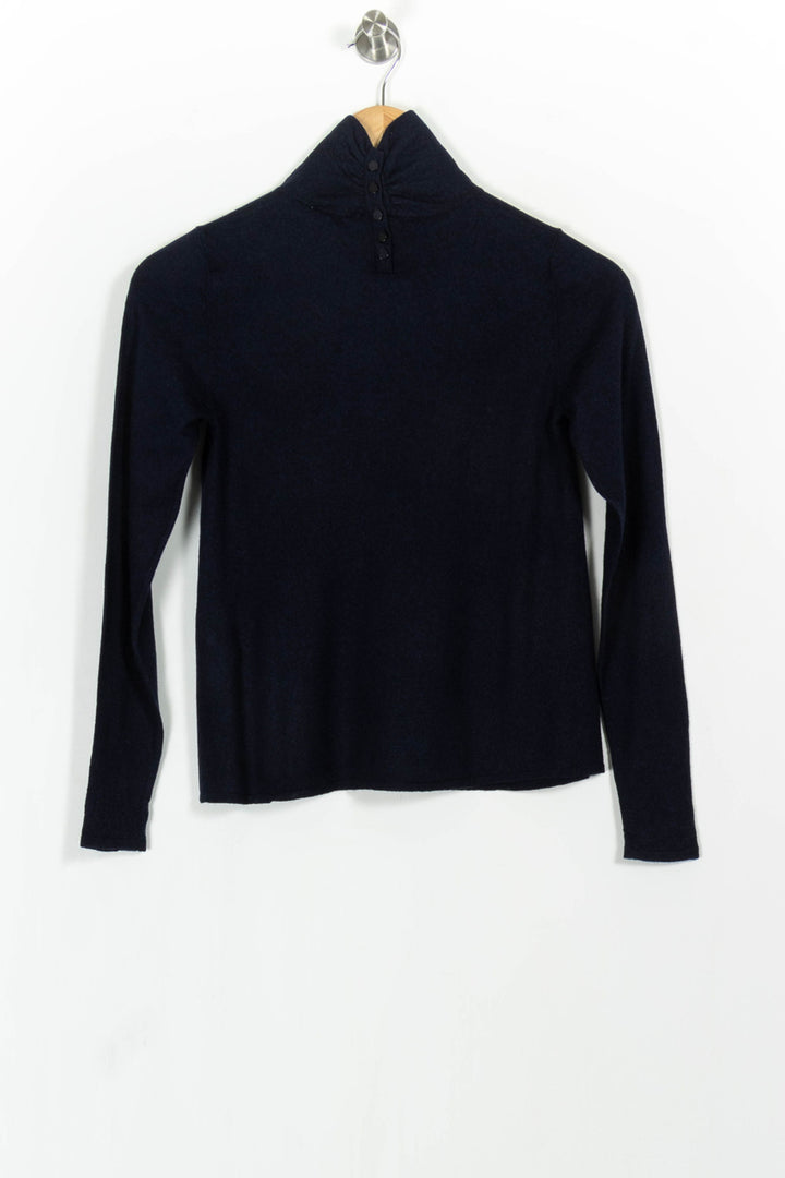 Pull Col Roulé Bleu - Taille M/38 de la marque Petite Mendigote | PARAD102544 - Vendu par Paradigme - Image 4