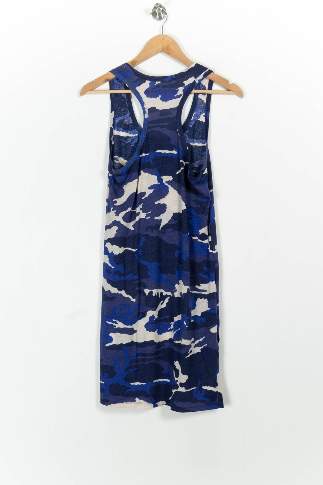 Robe Débardeur Bleue et Blanche - Taille M/38 de la marque Majestic Filatures | PARAD102552 - Vendu par Paradigme - Image 4
