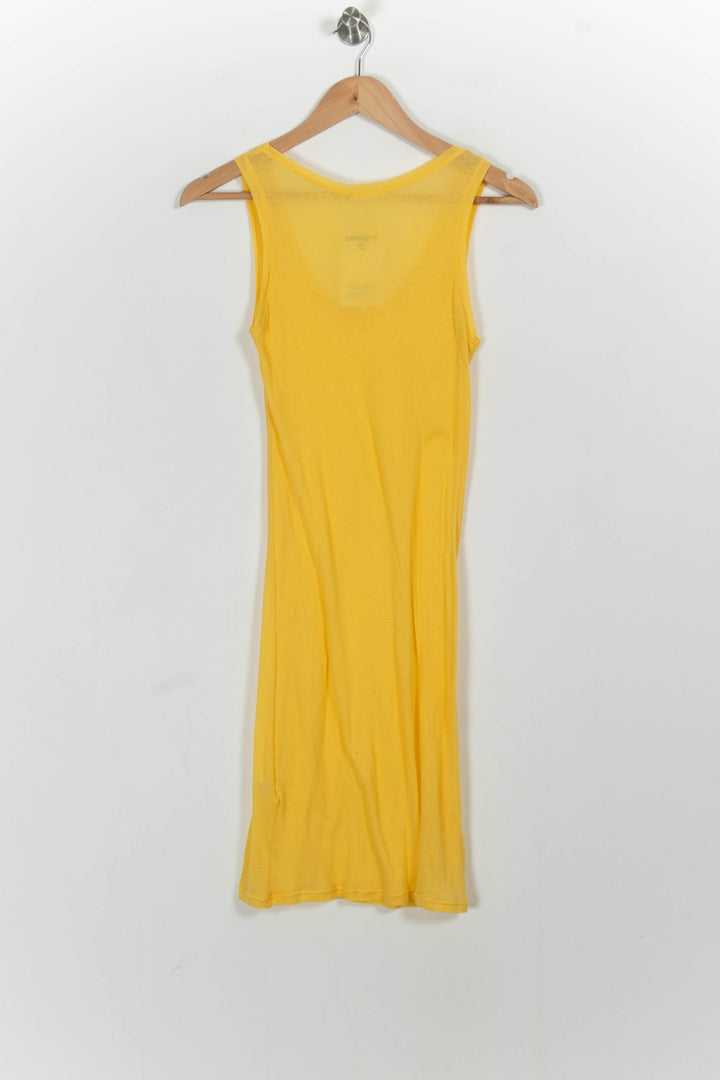 Robe Débardeur Jaune - Taille L/40 de la marque American Vintage | PARAD102558 - Vendu par Paradigme - Image 4