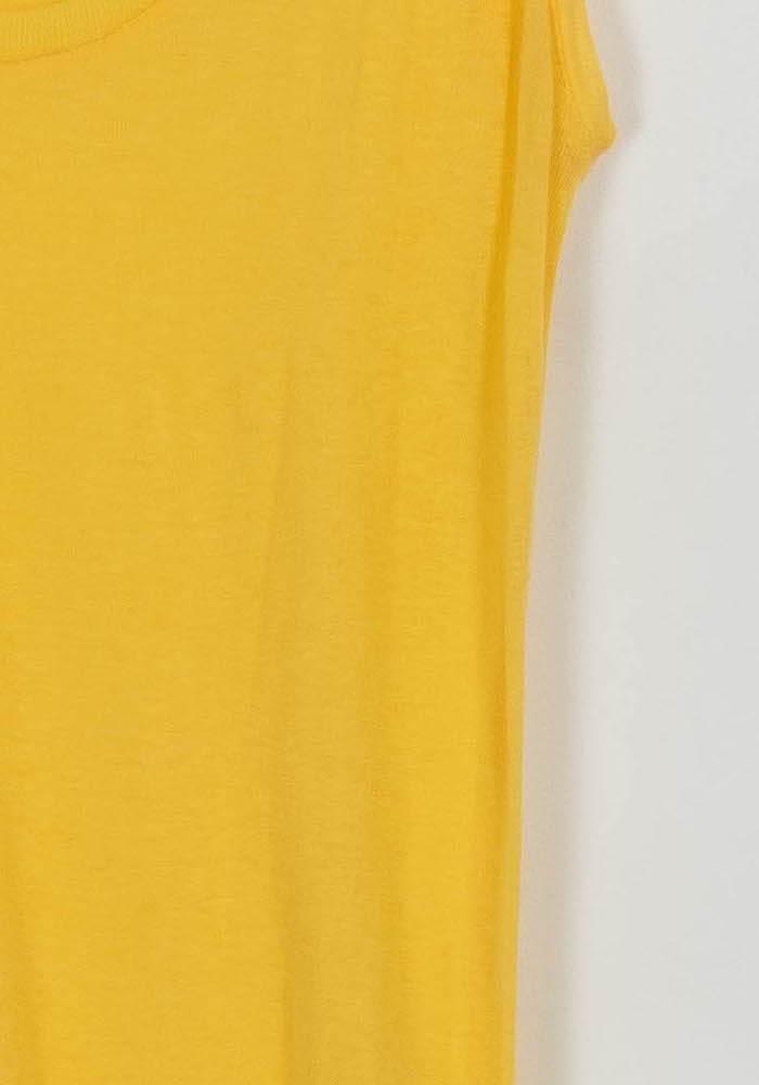Robe Débardeur Jaune - Taille L/40 de la marque American Vintage | PARAD102558 - Vendu par Paradigme - Image 3