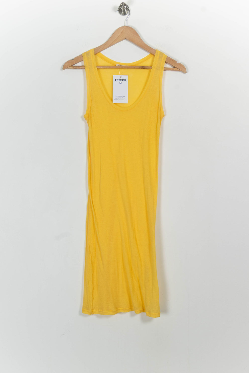 Robe Débardeur Jaune - Taille L/40 de la marque American Vintage | PARAD102558 - Vendu par Paradigme - Image 2