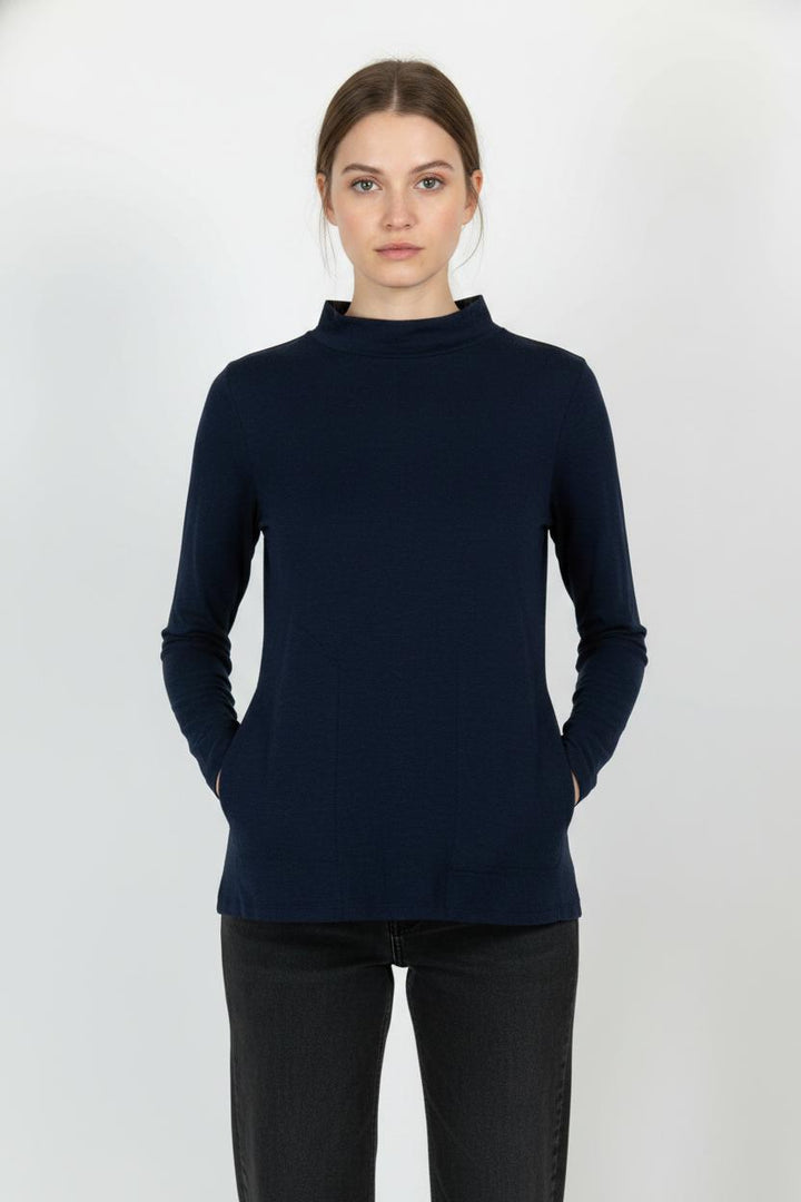 Pull Bleu Marine - Taille M/38 de la marque Gerard Darel | PARAD102559 - Vendu par Paradigme - Image 1
