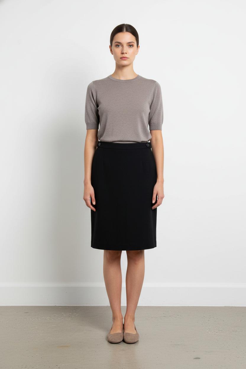 Jupe Crayon Noire - Taille L/40 de la marque Gerard Darel | PARAD102562 - Vendu par Paradigme - Image 1