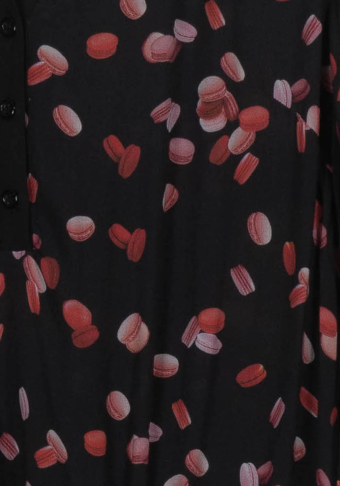Robe Noire et Rouge - Taille S/36 de la marque Maison 123 | PARAD102568 - Vendu par Paradigme - Image 3