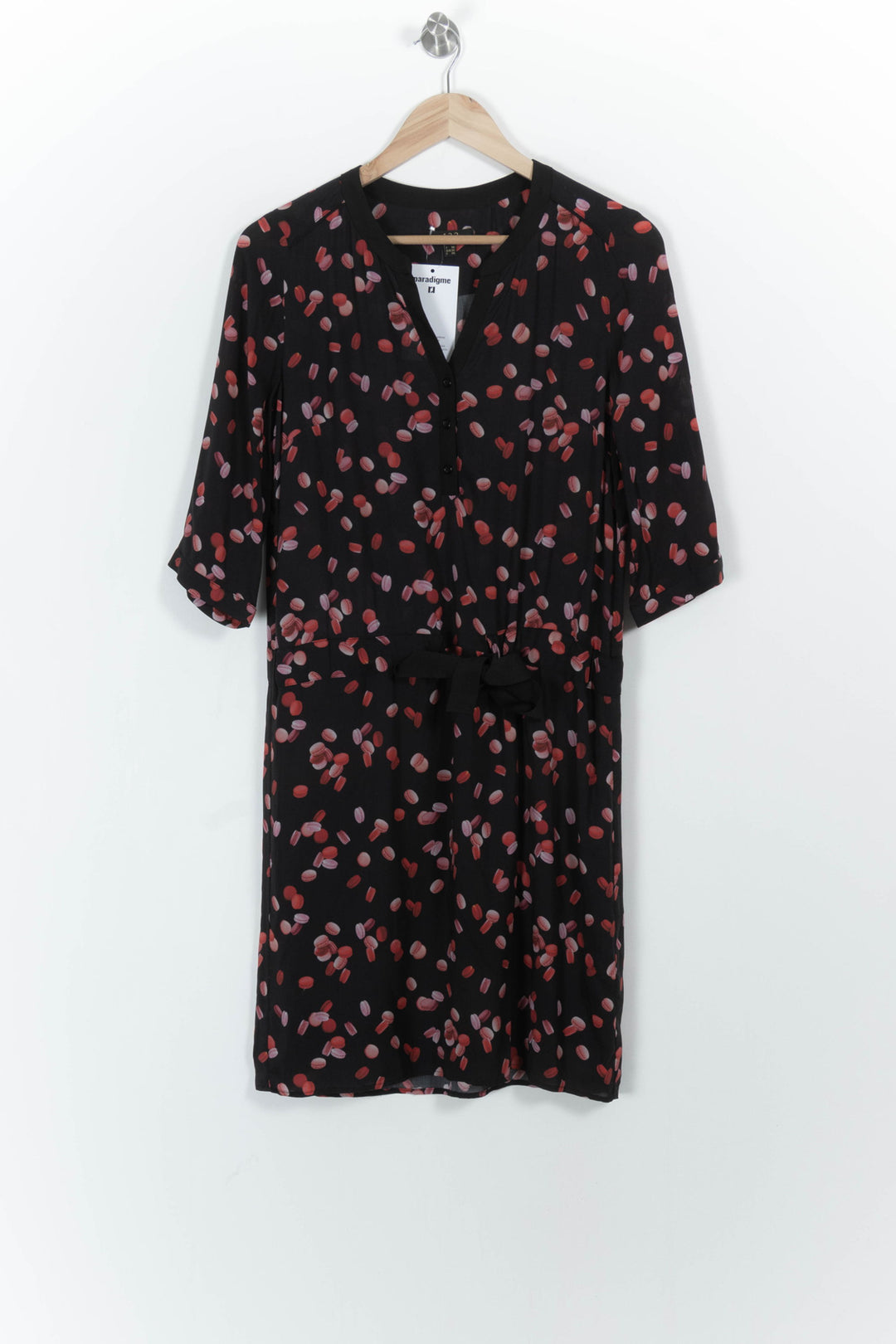 Robe Noire et Rouge - Taille S/36 de la marque Maison 123 | PARAD102568 - Vendu par Paradigme - Image 2